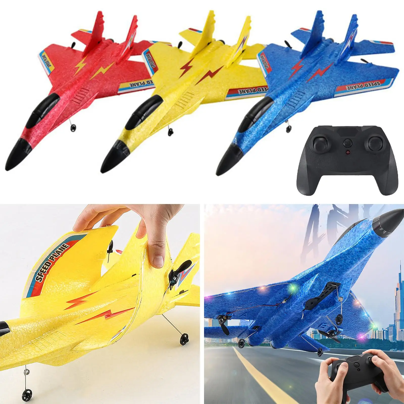  2CH Remote Control  Mig 530 RC  Glider for Children Christmas Gifts Easy to Assembly Fixed Wing 320