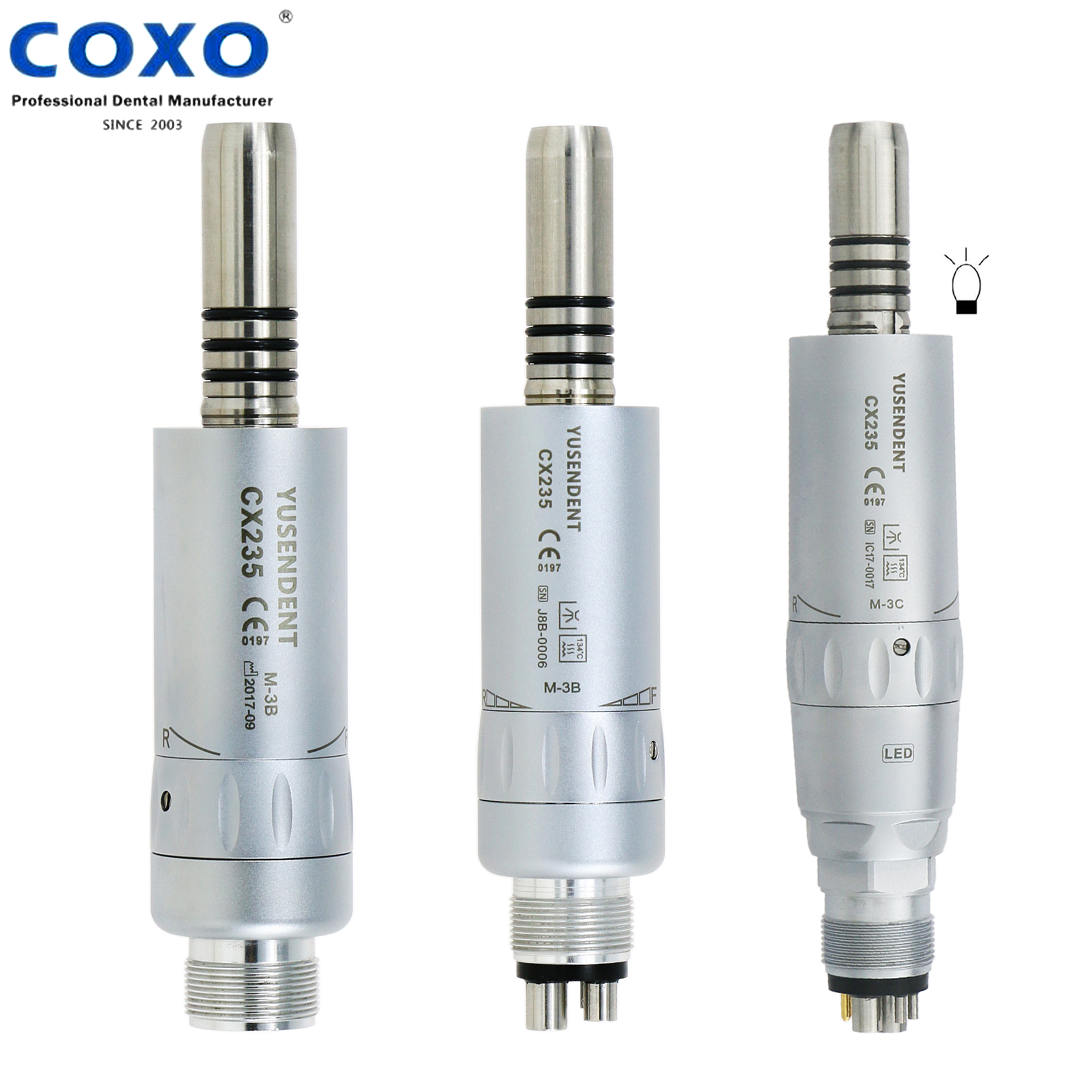 Best of COXO Dental LED Fiber Optic Air Motor For Low Speed Handpiece Internal Water Spray 2 / 4 / 6 Holes E Type Fit NSK KAVO Reviews & Tips