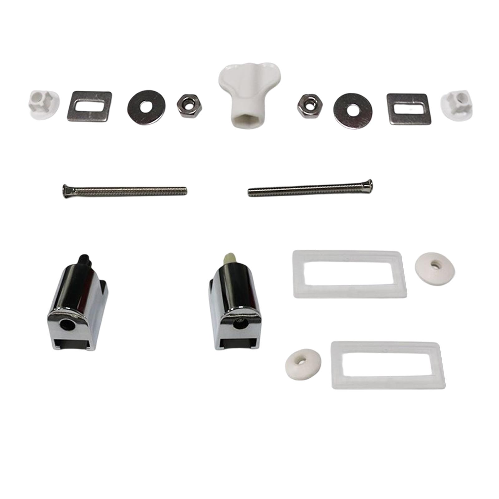 Description Picture 4 of itemToilet Seat Hinge Set Kitchen Bath Fixtures with Parts Toilet Cover Mounting Fixed Joint for Rice Cooker Lids Flipping Sliding