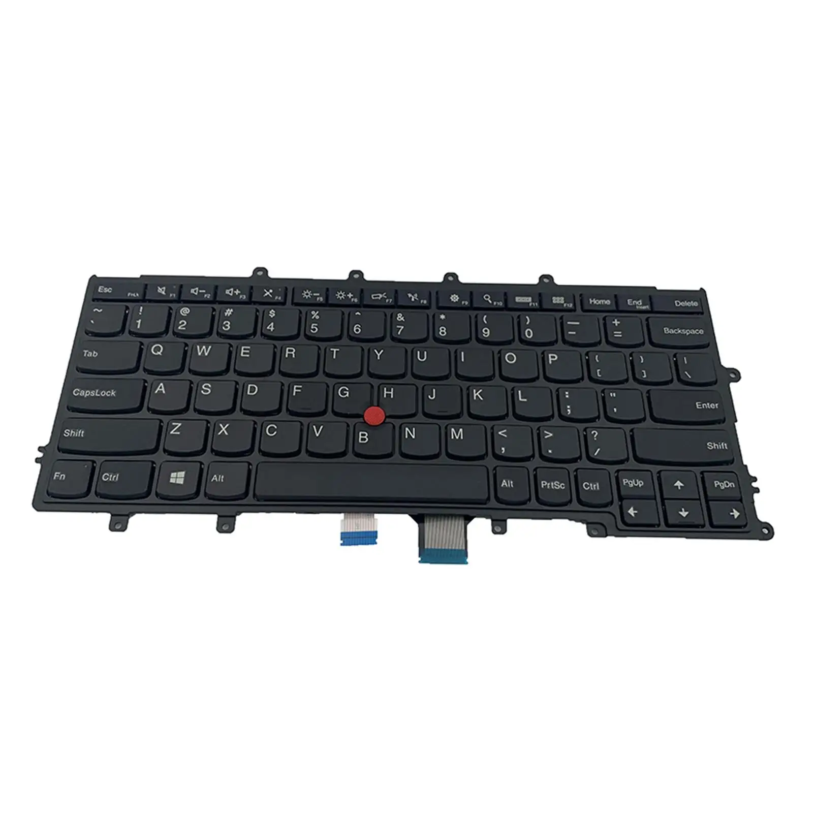 Laptop Keyboard Non Backlit with Pointing Sticks Replacement Keyboard 240/x240S///S/x270 Laptops US Version Black