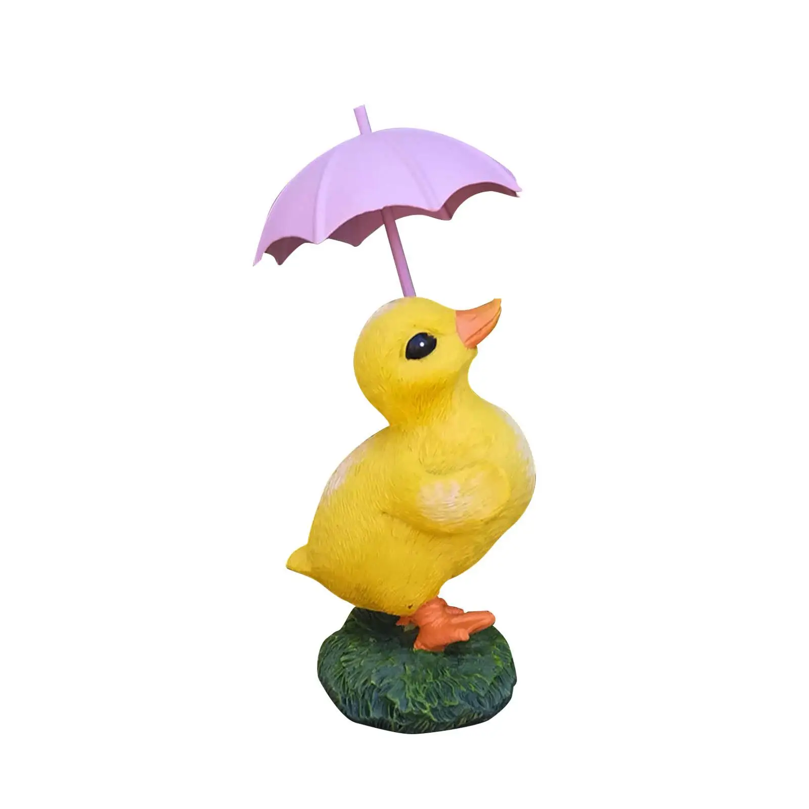 Realistic Duck Statues Collection Outdoor Decor Animals Crafts Lifelike Duck Sculptures for Porch Yard Lawn Courtyard Ornament