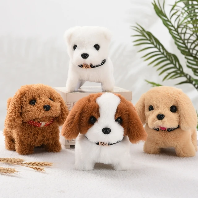 Fluffy Puppies - Peluche Interactive Chiot qui Marche