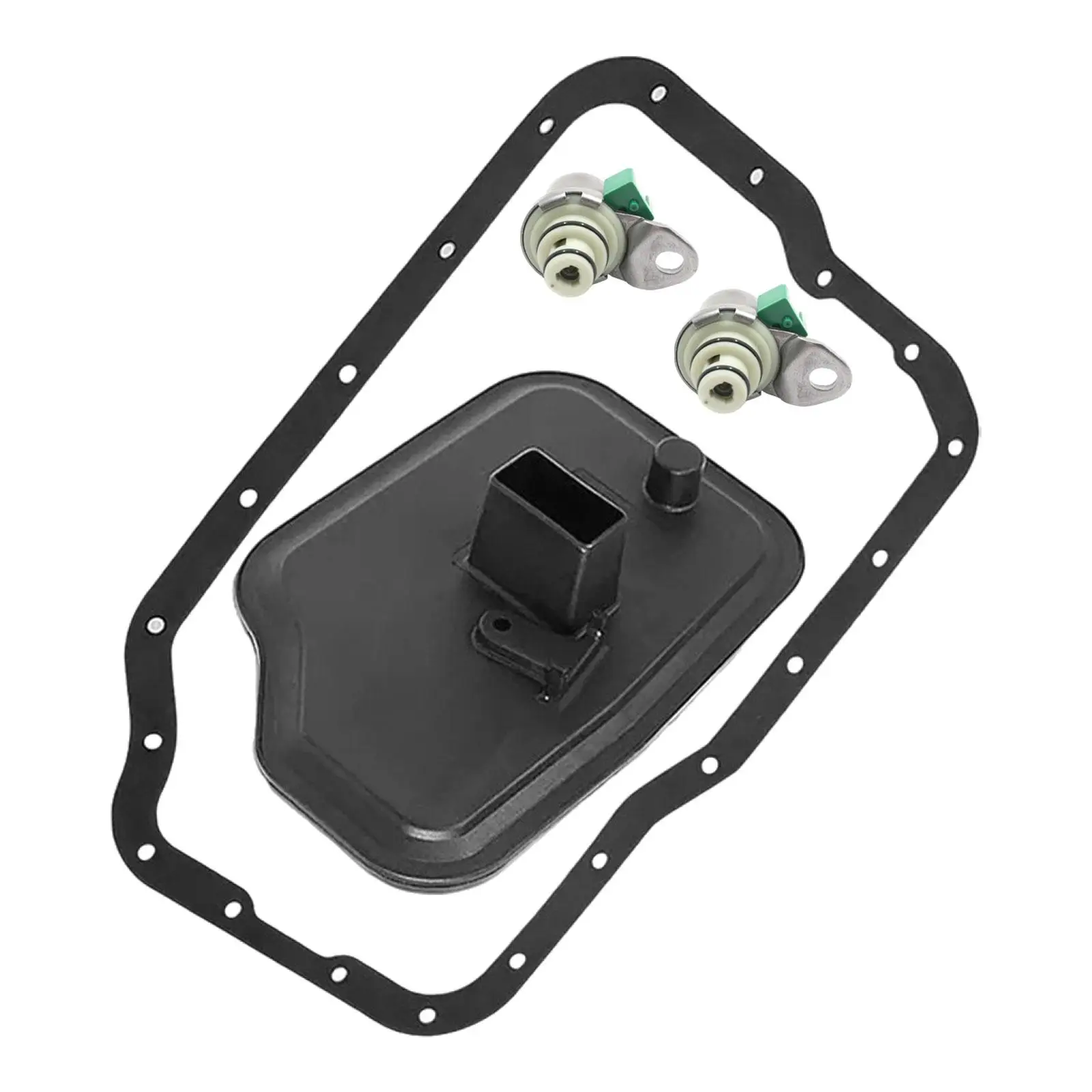Transmission Filter Pan Gasket Kit Transmission Shift Solenoid Kit for Ford Mazda Replaces Premium Convenient Installation