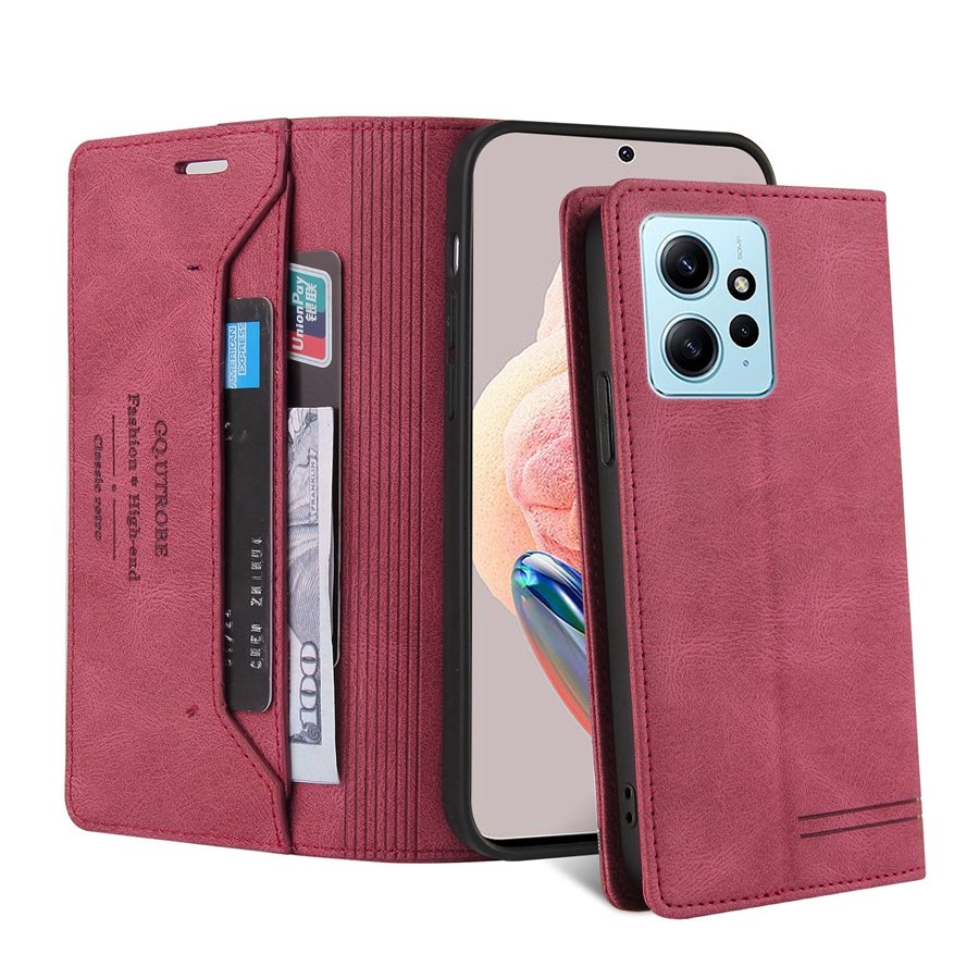 Brieftasche Anti Diebstahl Pinsel Magnetische Flip Karte Stand Leder Fall Für Xiaomi Redmi 14C 13C 12C 10C Hinweis 14 Pro + 13 12 12S 11S 11 Pro – Detail 10