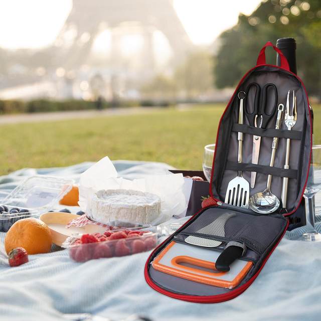 Cuisine de Camping avec Etagère de Rangement Cuisine d'Extérieur Idéal pour  Soirée Pique-nique Festival - Costway