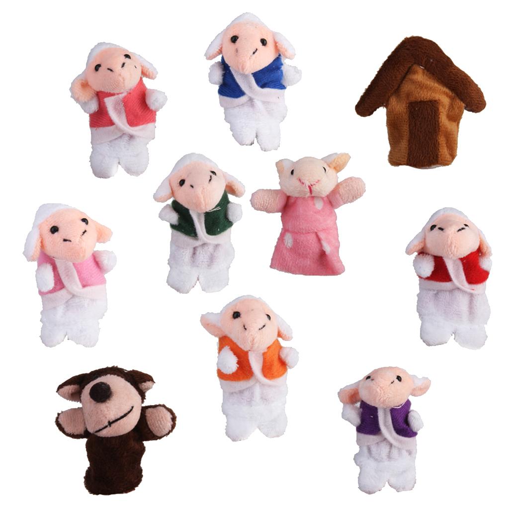 The Wolf And Seven Little Lambs Finger Puppets Nursery  / Fairy Tale