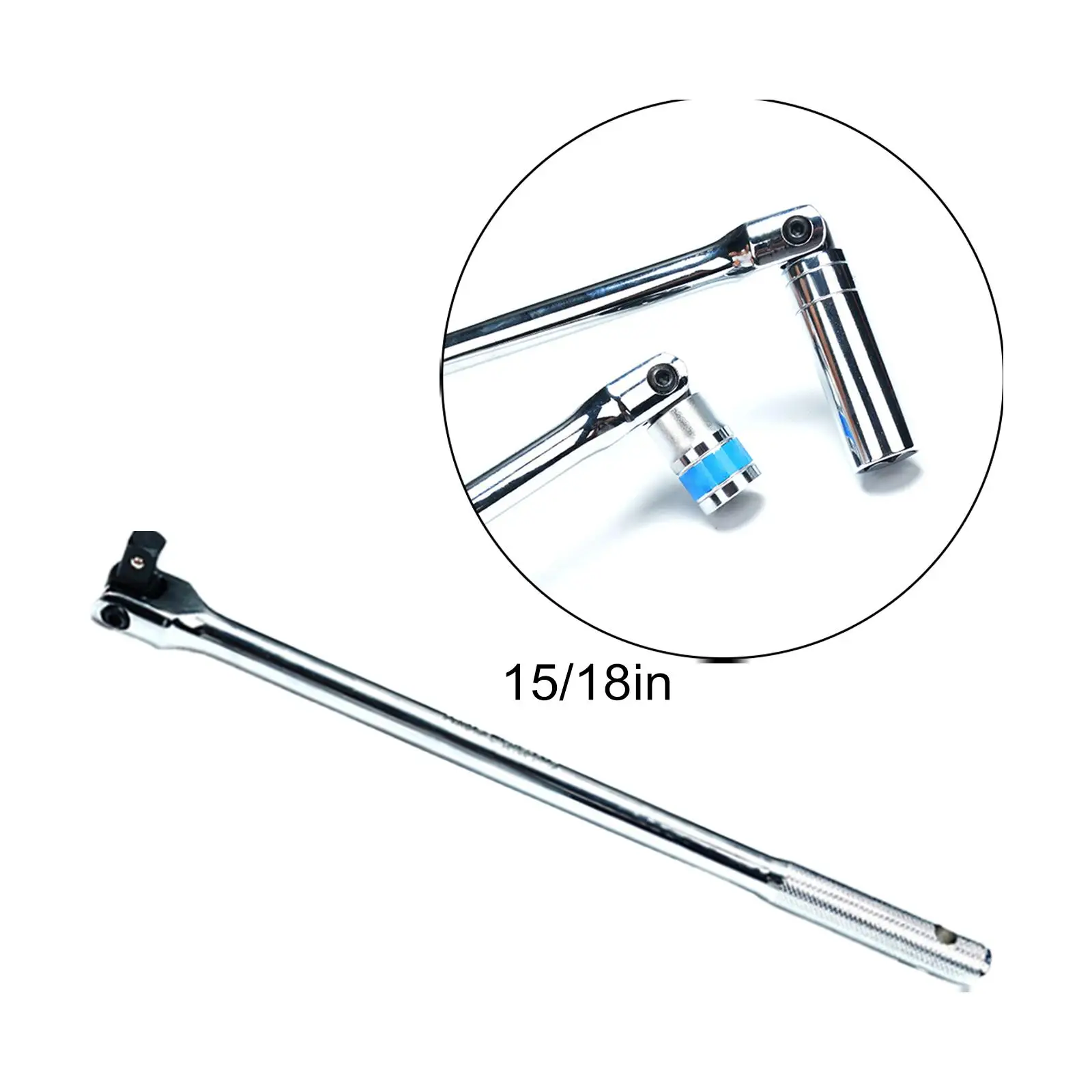 Head Socket Wrench Durable Adjustable Torque Wrench Head Strong Lever Long Force Bar Activity for Repairing Maintenance durable