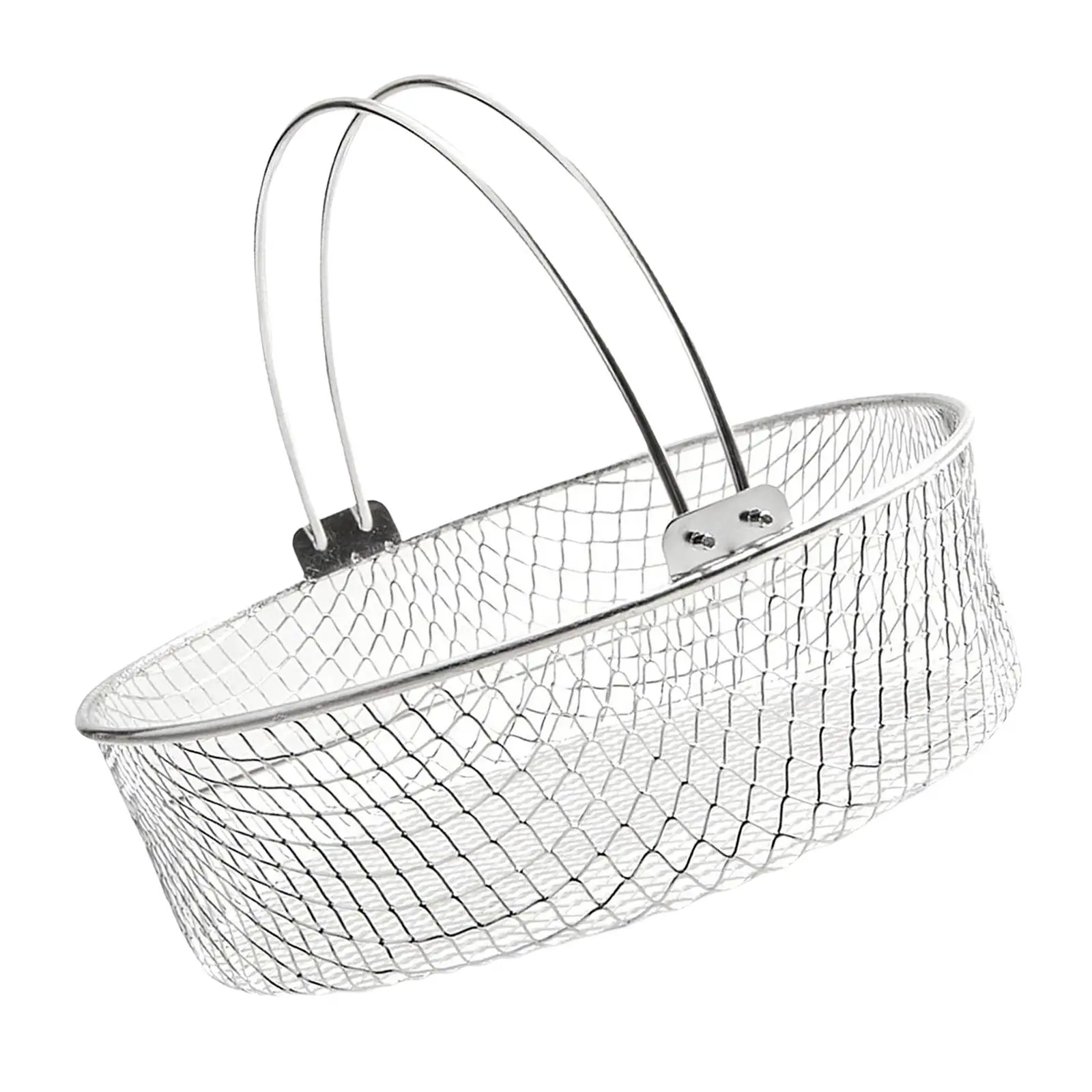  Basket W/ Handle Liners Strainer Colander Insert Accessories  Tools Deep Fry Mesh Basket for French Fries Meats Grilling