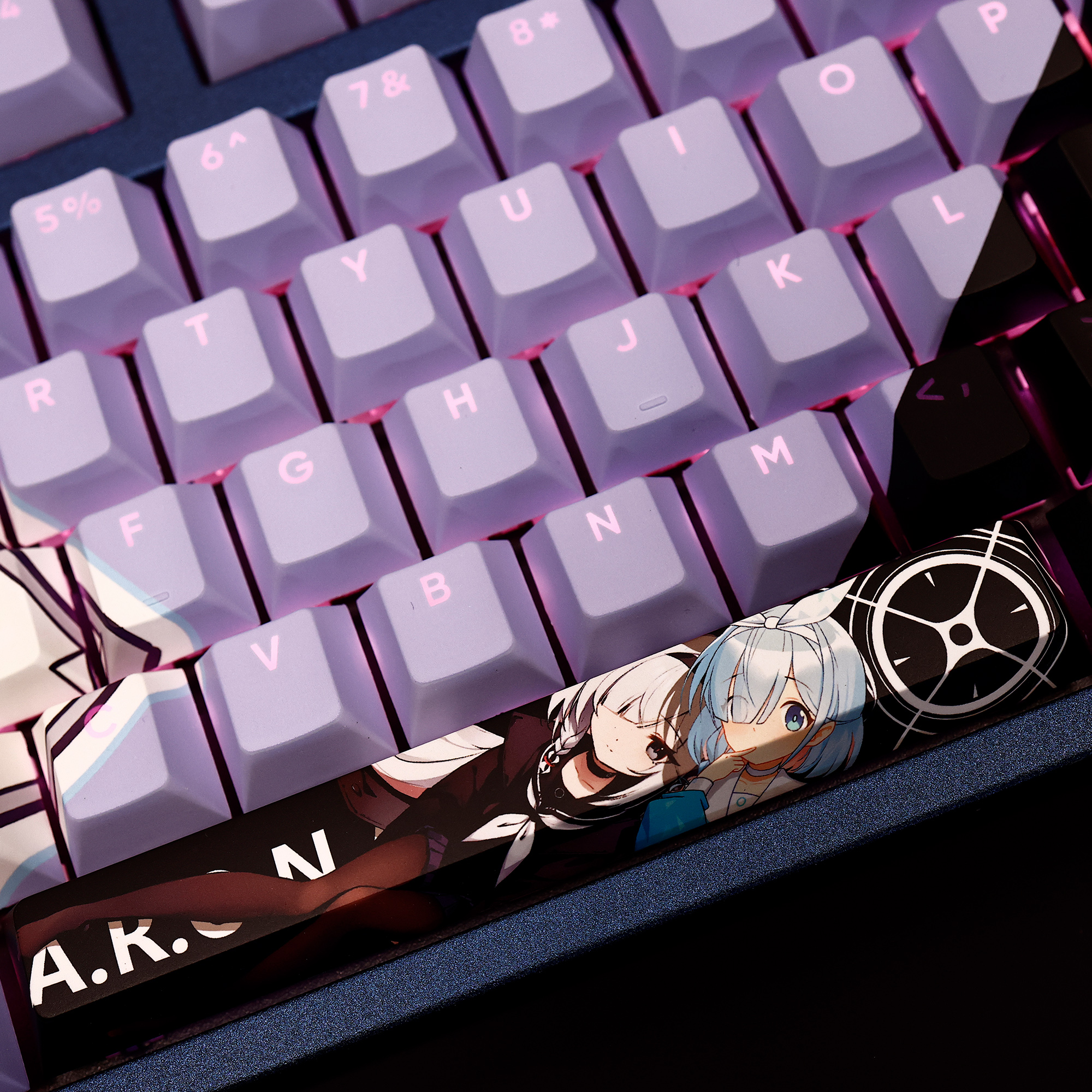 Anime, Beauty Girl Custom Key Caps, cereja