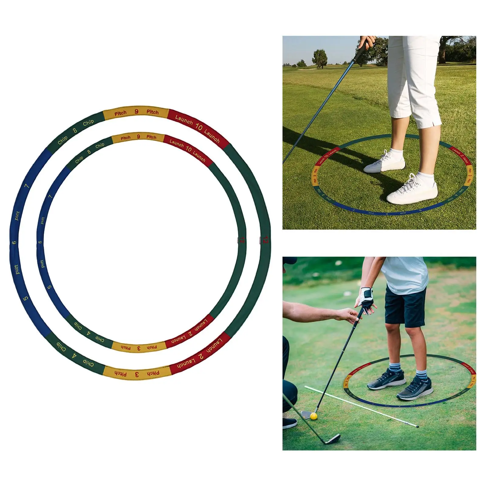 Golf Trainer Serve Circle for Teenagers Indoor Outdoor Golf Training Aid