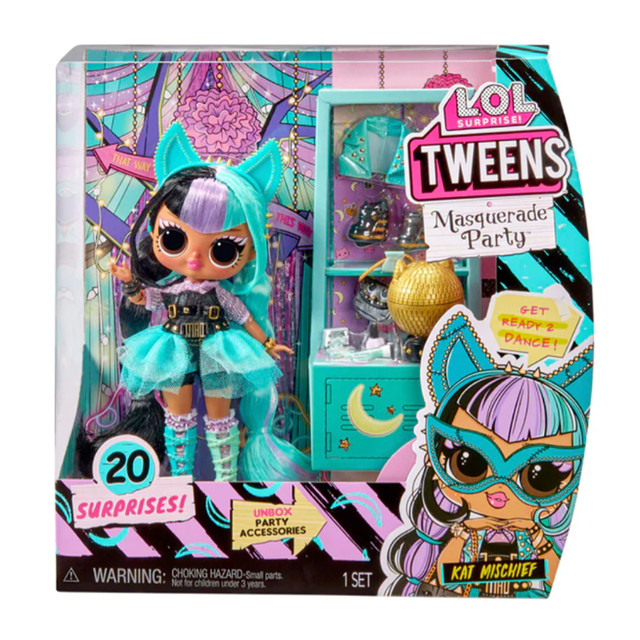 LOL Surprise Tweens Masquerade Party Fashion Doll with 20