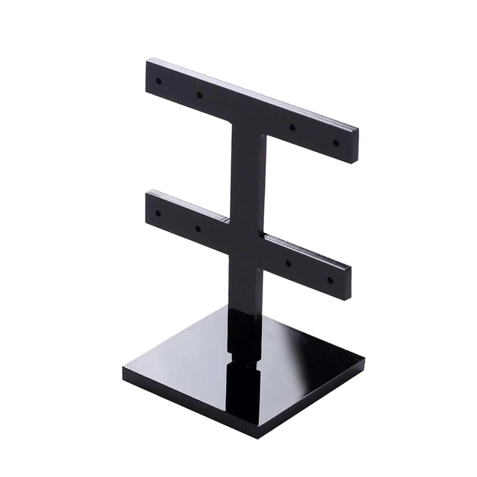Tabletop Earring Display Stand Jewelry Props Retail Photography Showcase Display for Showing T Shape Style Jewelry Holder Tree