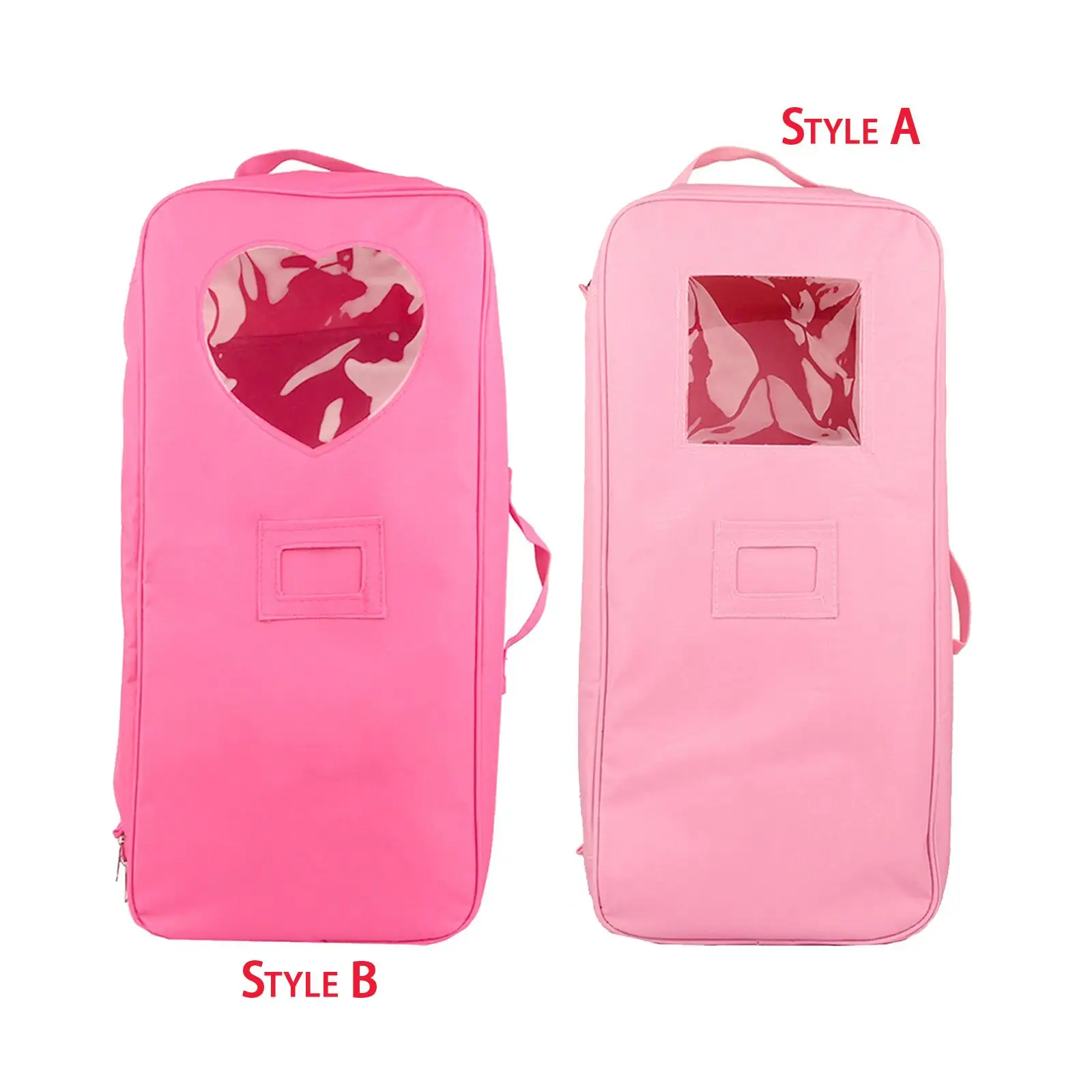 Travel Bag Doll Carrier Case Accessories Multi Pocket Carrying Bag Doll Clothes Storage Suitcase for Girl Doll