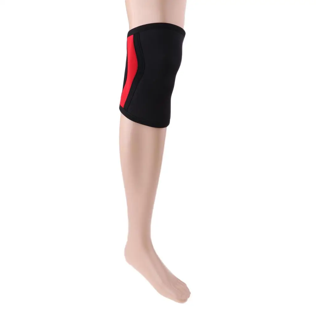 Compression Knee Support Sleeve Strain Sprain Injury Brace Running