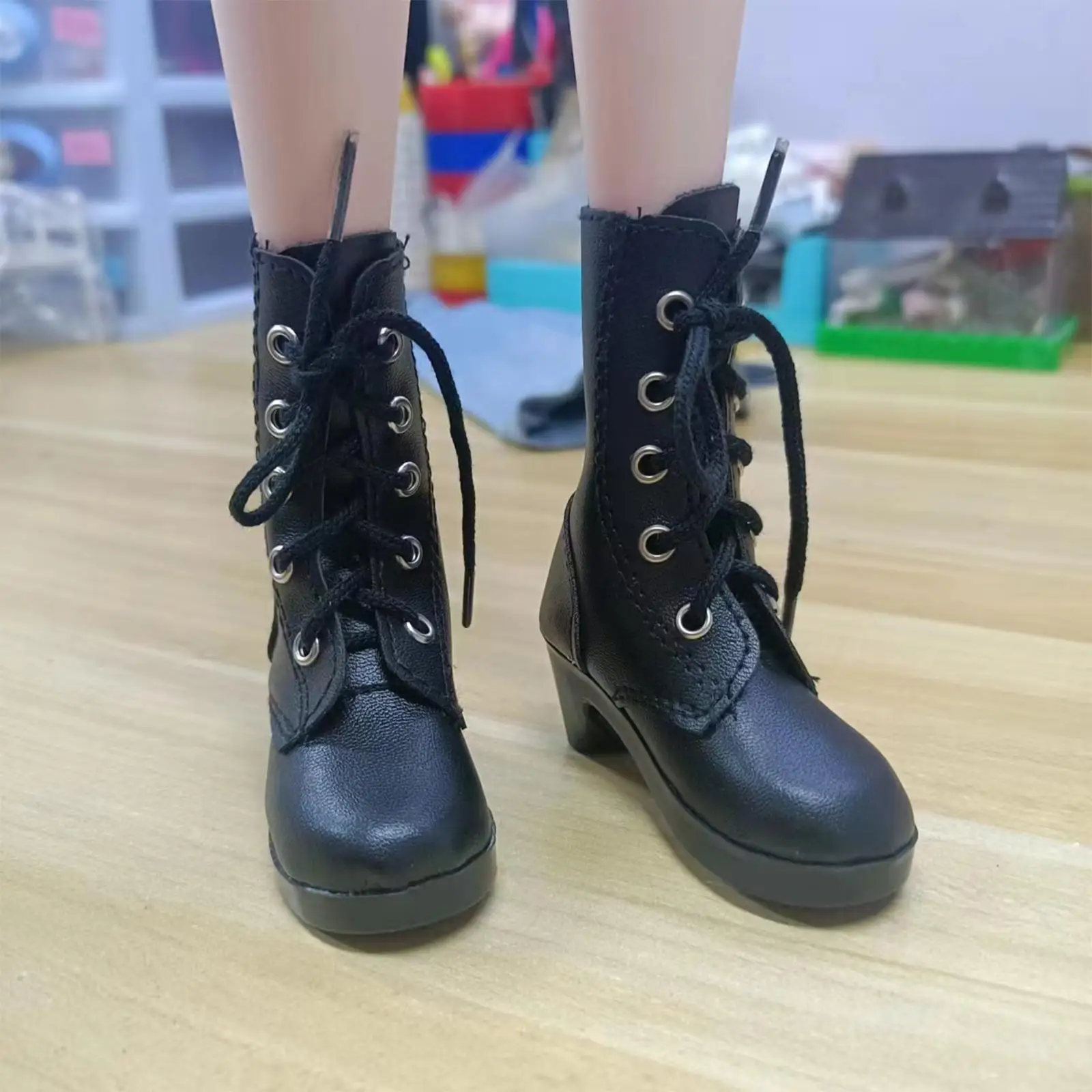 60cm PU Doll Shoes Fashion Women Shoes Outfits Handmade Ball Jointed Dolls Shoes Girl Doll Shoes for 60cm Doll Accessories