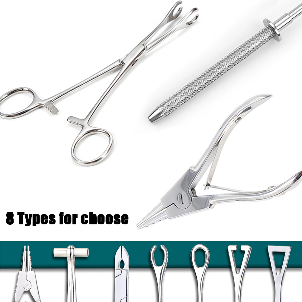 Best of 1PC Surgical Steel Body Piercing Forceps Needle Pipe Clamp Tweezers Open Close Ring Ball Plier Lip Belly Septum Piercing Tool Reviews & Tips