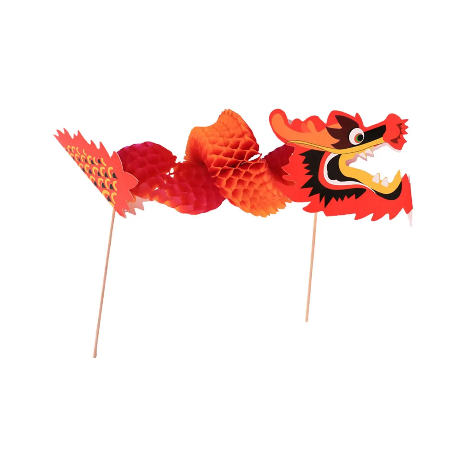 3D Chinese New Year Paper Dragon Crafts for Spring Festival Party Toddlers Decoration