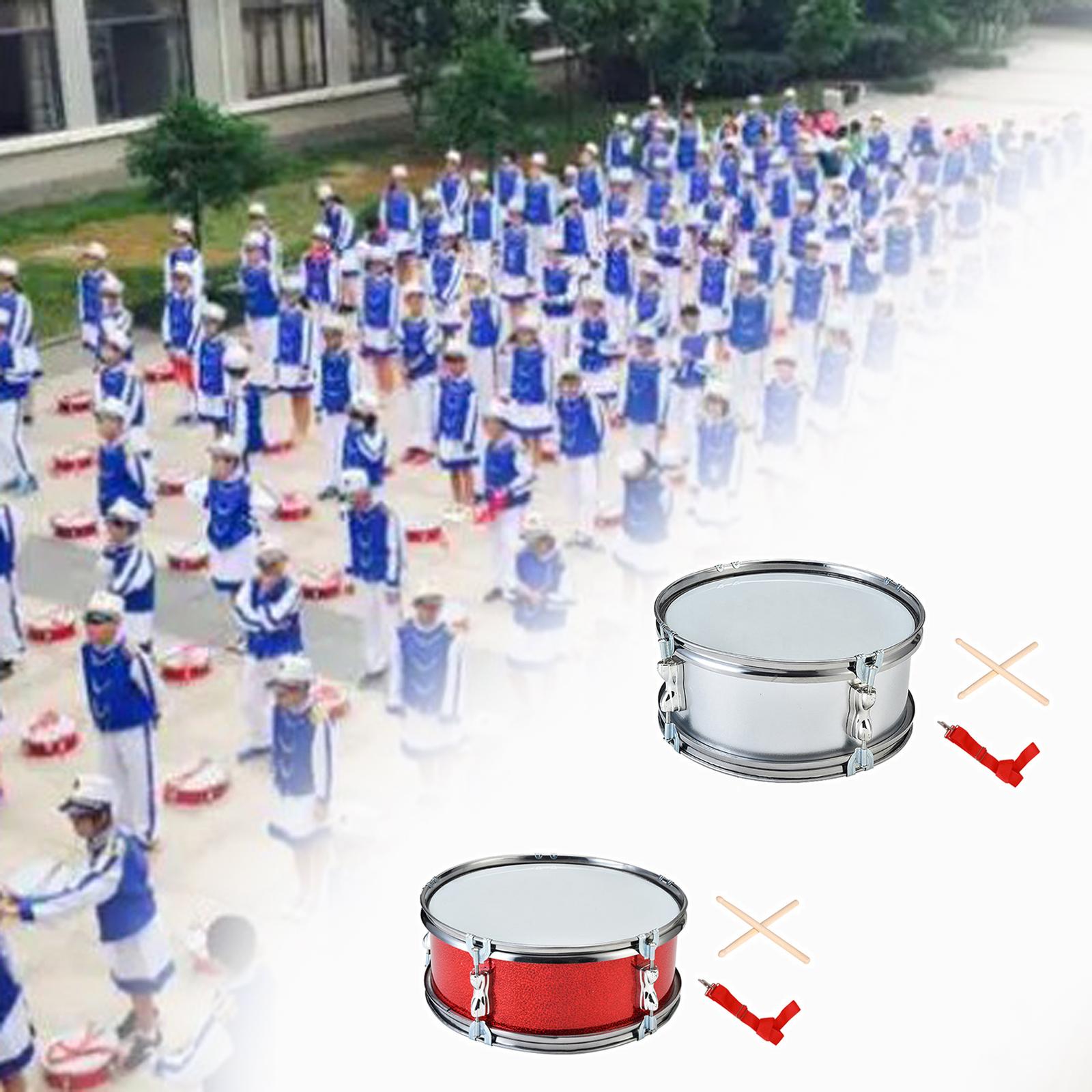 11inch Snare Drum Lightweight Portable Professional with Shoulder Strap Music Drums for Boys Children Teens Gifts