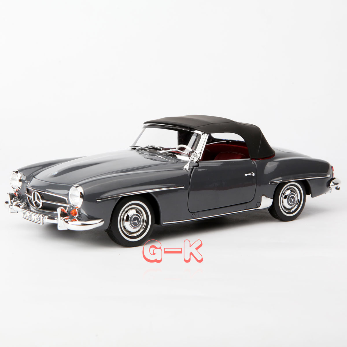 NOREV 1/18 для Mercedes Benz 190 SL 1957-серый сплав полностью открытая  имитация автомобиля Модель украшения | AliExpress