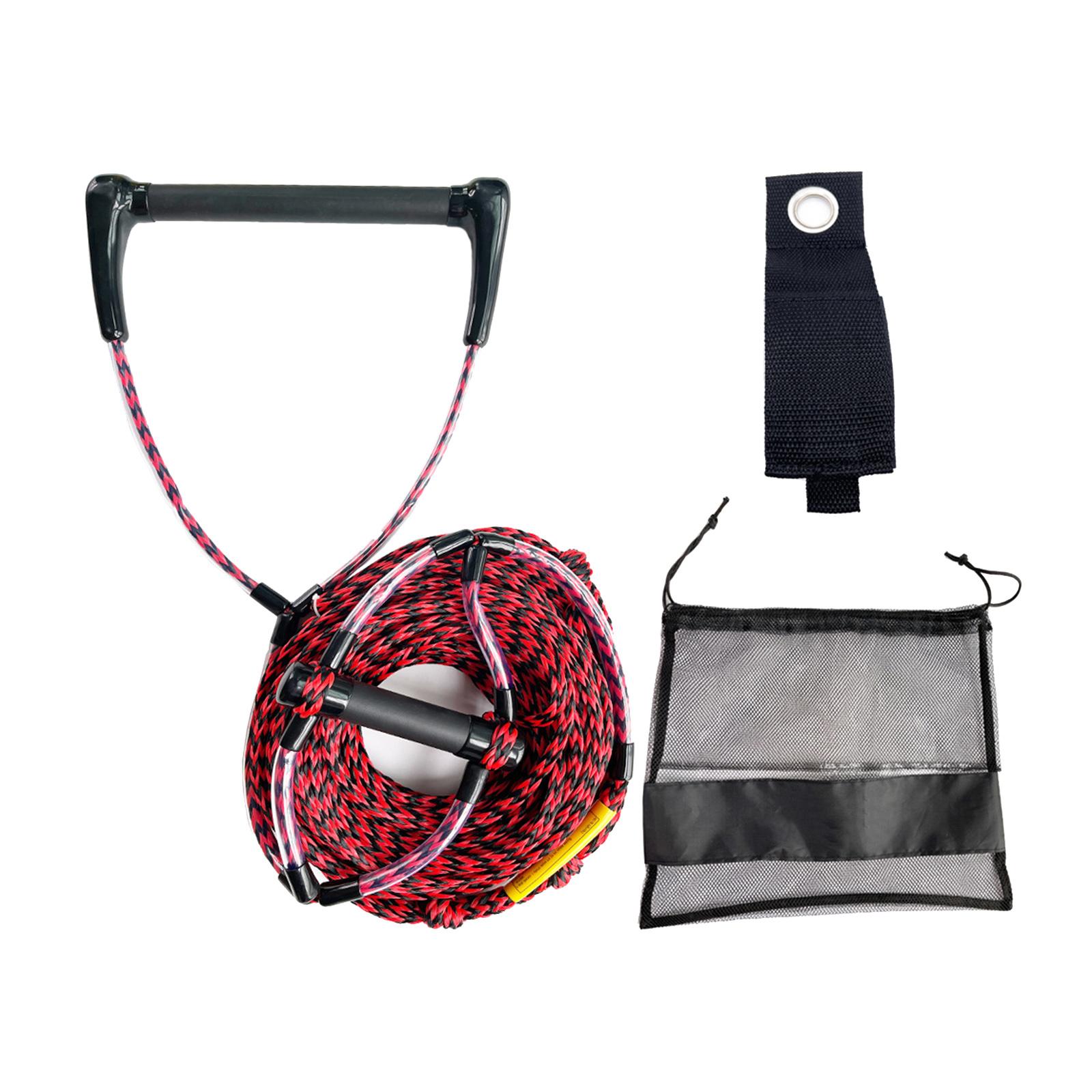 Water Ski Rope Safety Surfing Towable Watersport Rope Water Ski Rope with Handle for Wakeboard Kneeboard Wakesurf Sport