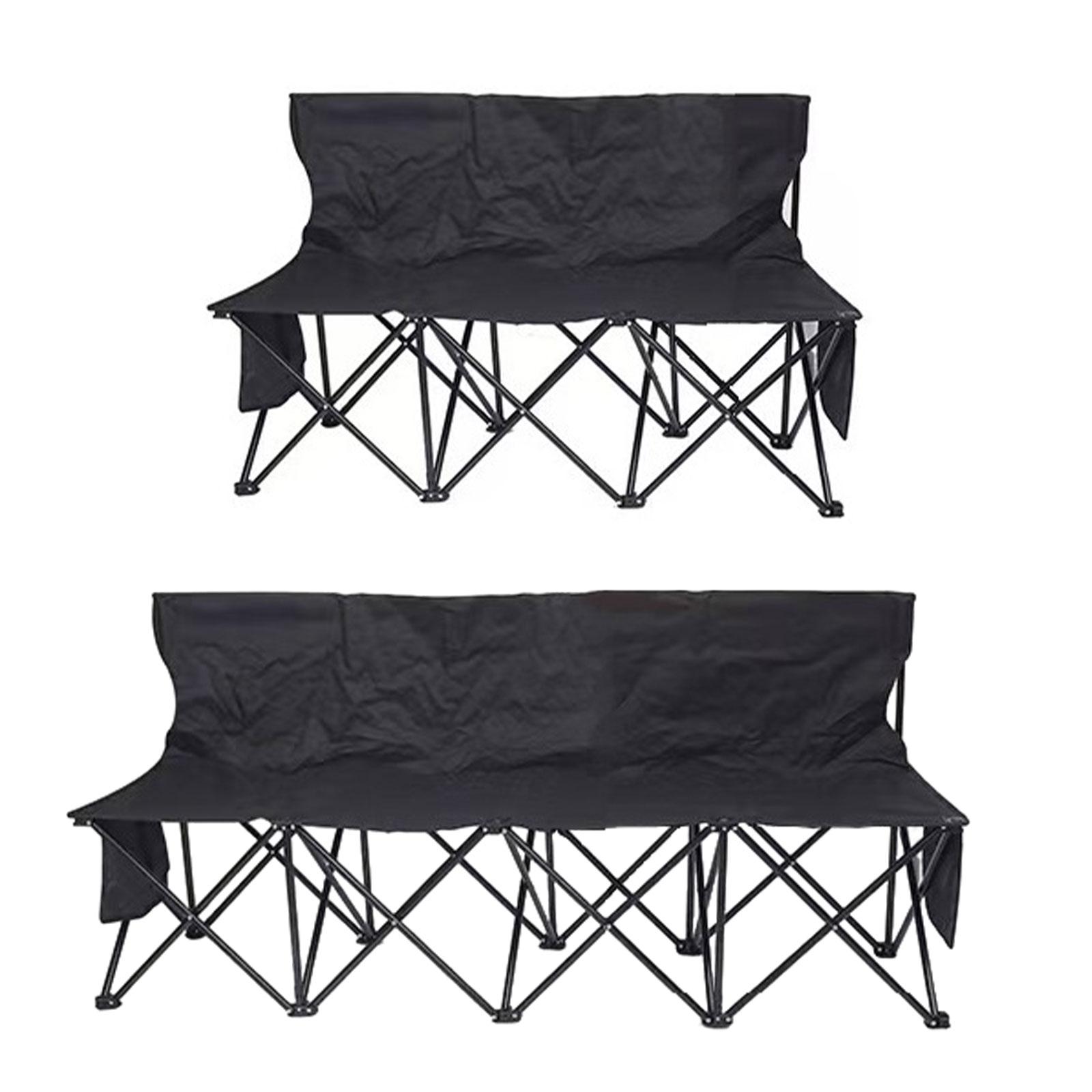 Folding Bench for Sports Team Lightweight Portable Sideline Bench Foldable for Campsites Picnic Outdoor Events Soccer Football