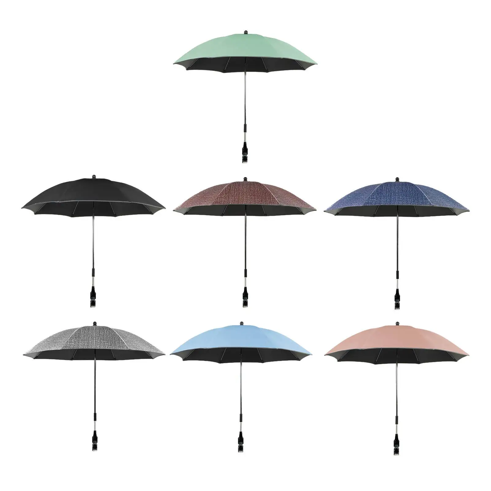 Parasol for Baby Pushchair/Buggy/Stroller/Pram/Jogger Kids Garden Umbrella Universal Sunshade Cover 