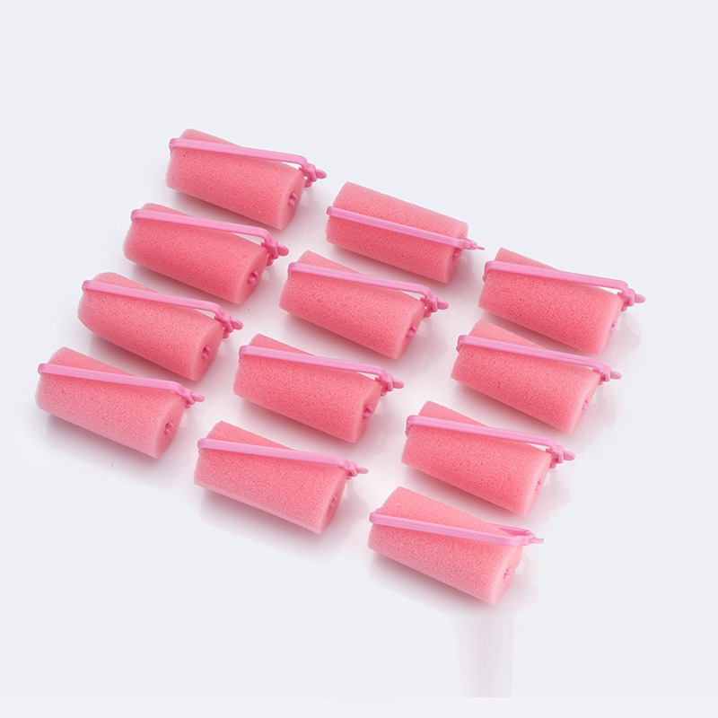 Description Picture 6 of item12pcs/Set Soft Sponge Foam Cushion Hair Rollers Curlers Salon Barber DIY Hair Curlers Rollers Hairdressing Tool Kit DIY Home 2cm