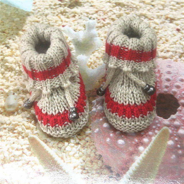 Baby Hand Crochet Booties Hand knit Booties Newborn Knit Baby Girls buying Boys Booties Autumn Winter Warming Unisex Baby Shoes Beanie Booties