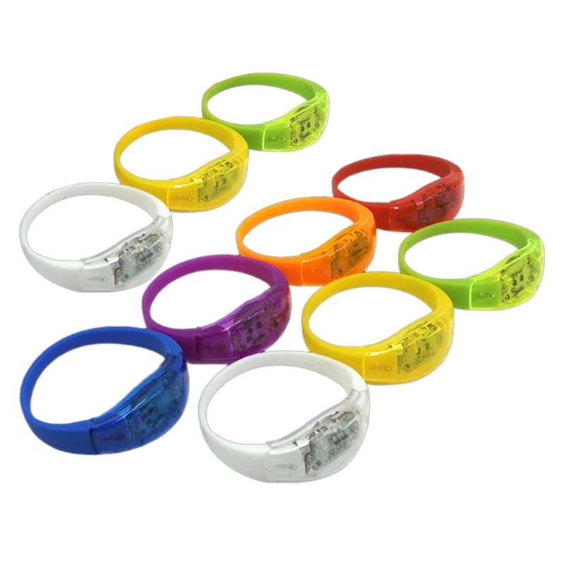 Pulseiras de luz de LED com controle