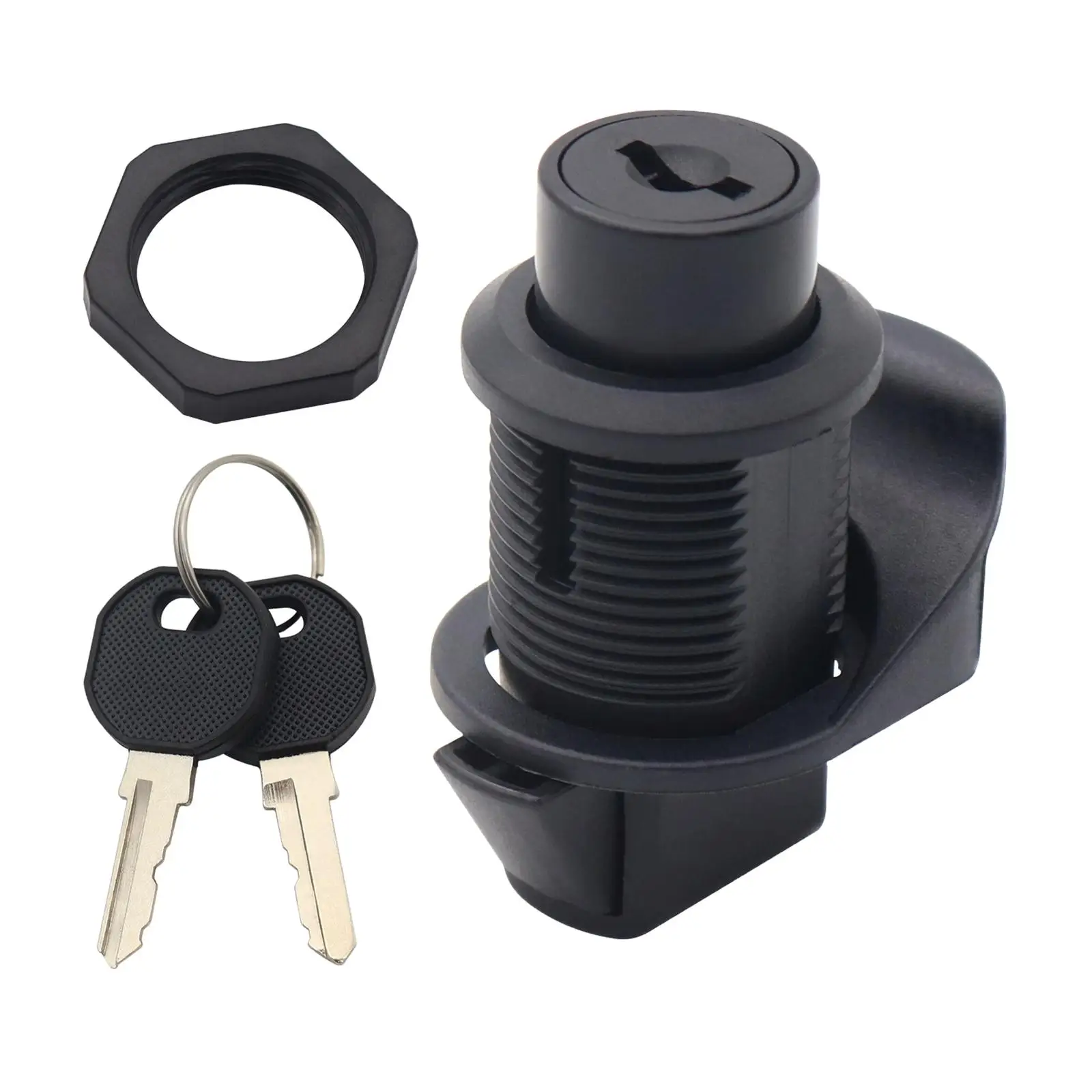 RV Paddle Entry Door Lock Latch Easy to Install Cabinet Lock for Yacht