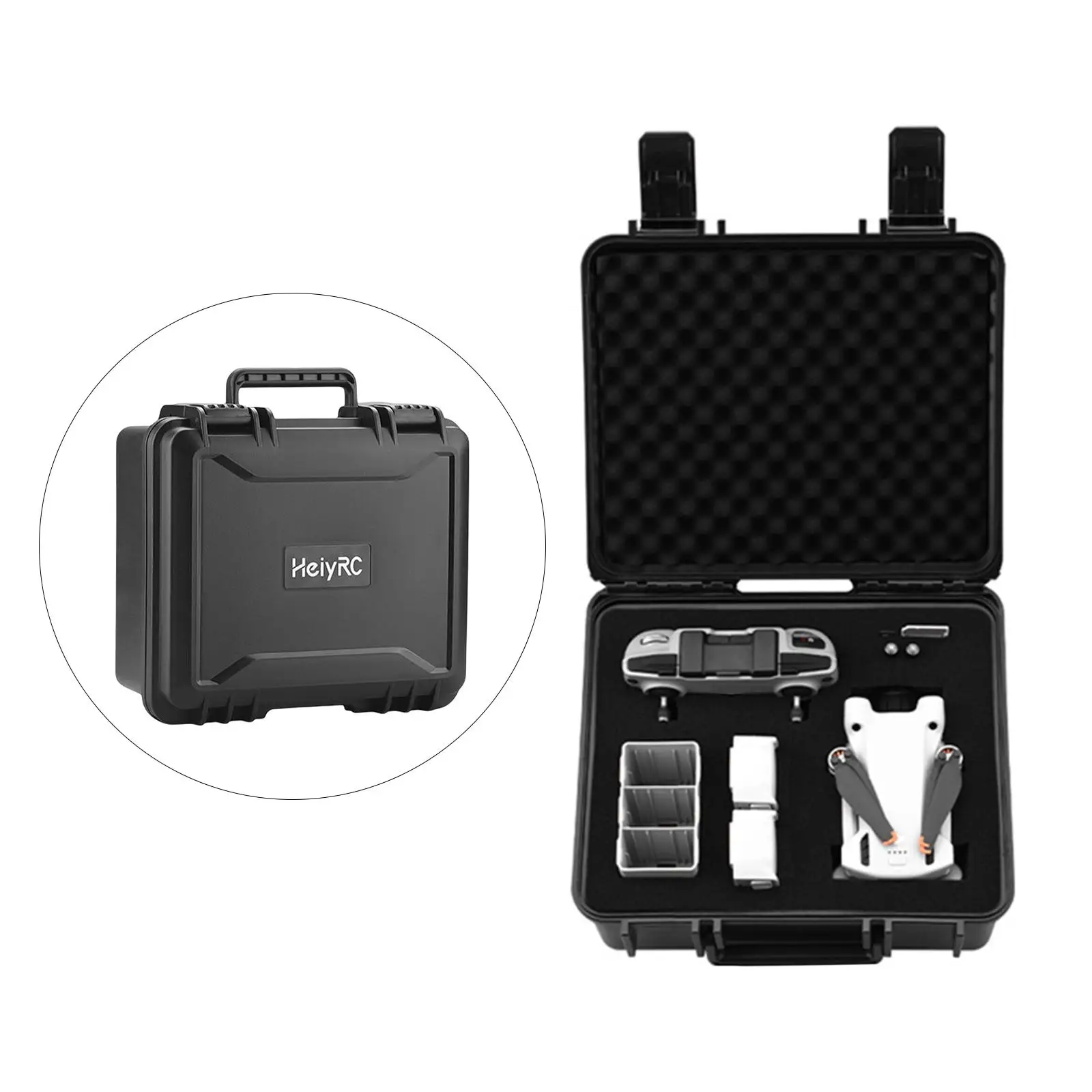 Portable Carrying Case Water Resistant  Body Storage Shockproof Electronic Equipment Storage Case Protective Box   RC N1