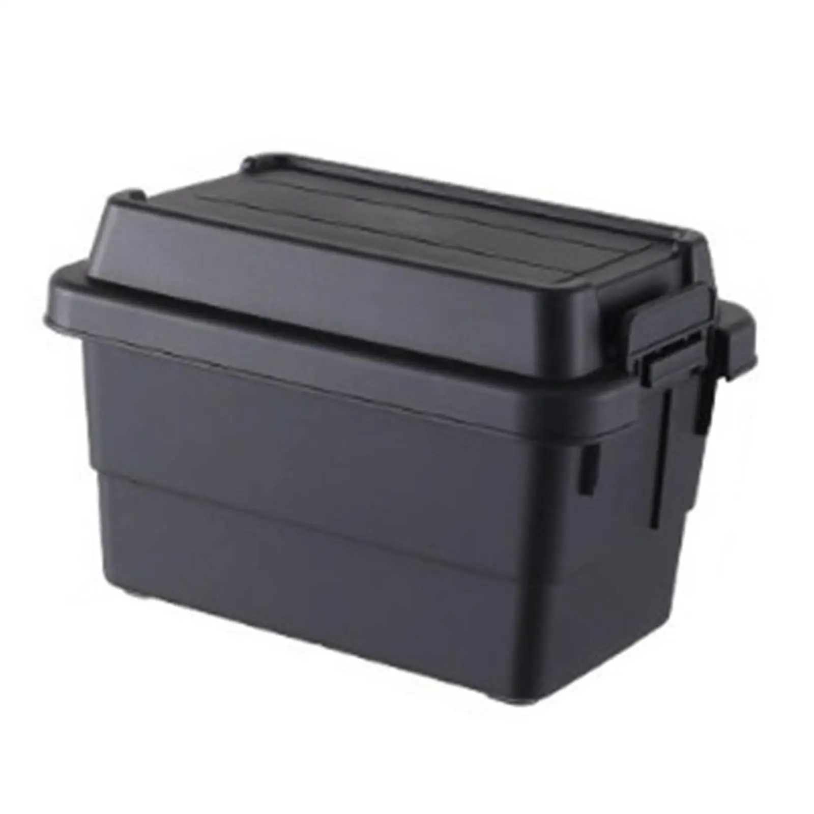 Camping Storage Box Lockable Storage Bin with Lid Durable Small Storage Case for