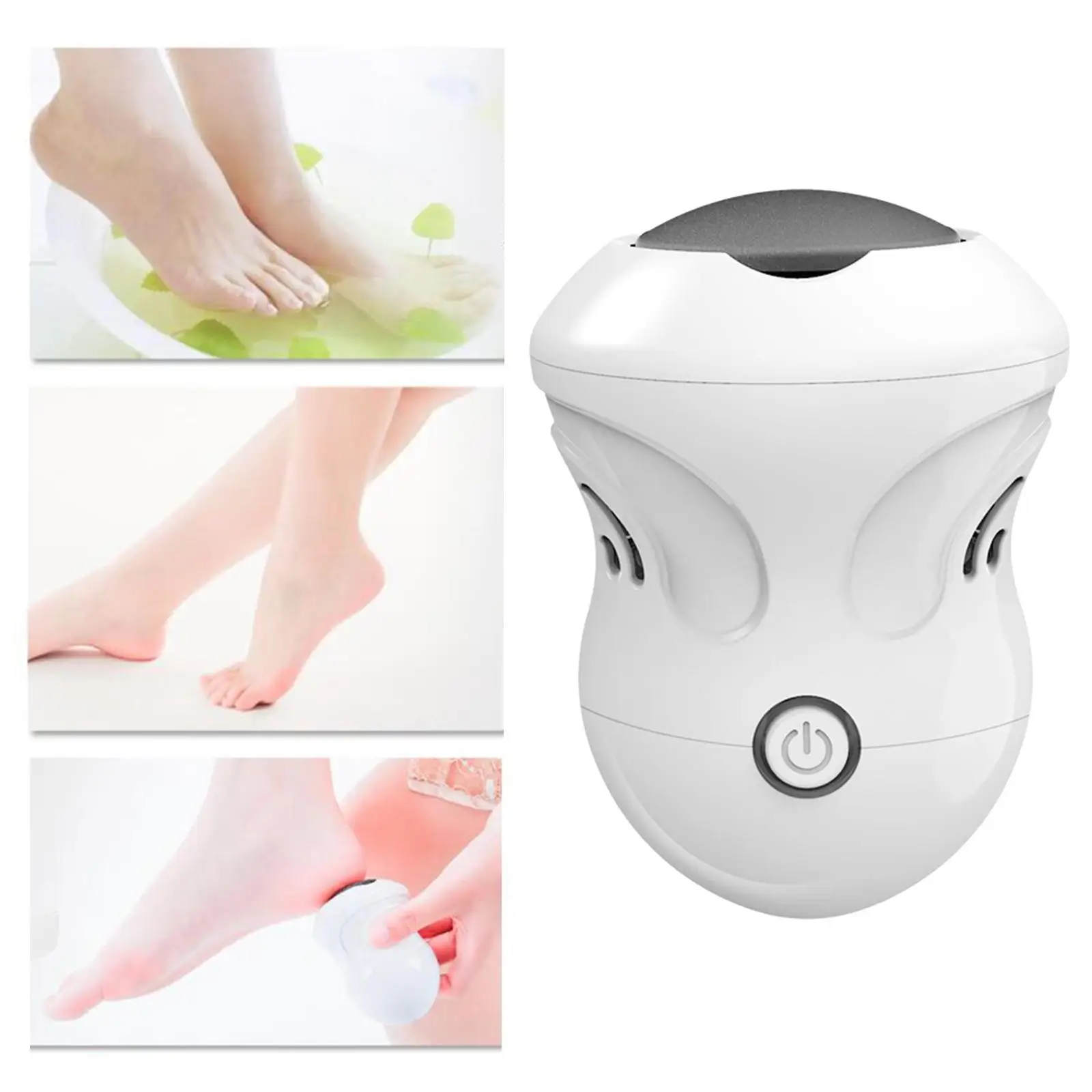 Electric Foot Callus Remover with Vacuum Pedicure Tools Foot File 2 Speed Rechargeable Mini for Dead Skin Men & Women Feet Care