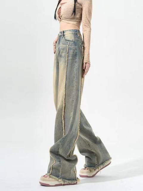 Bleached Denim Jeans - Luxury Pants - Ready to Wear, Women 1AC3TU