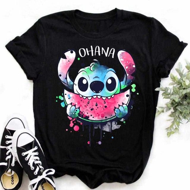 Camiseta Feminina Lilo E Stitch Tshirt Stitch Triste 23