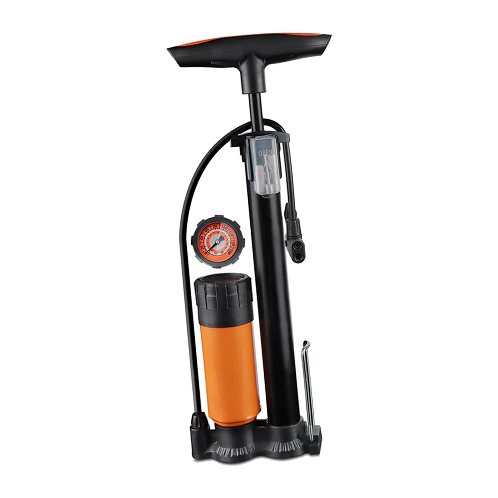 Heavy Duty High Pressure Floor Pump for Presta and Schrader Valve hand