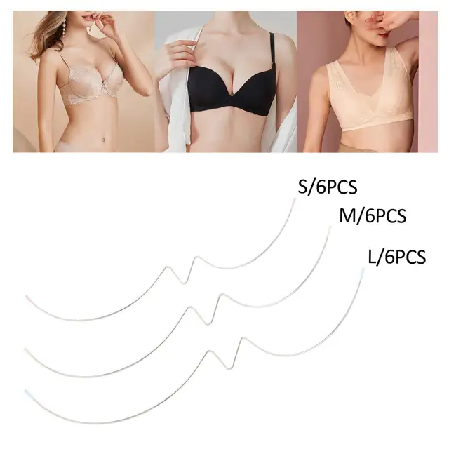 6 Pieces W Shaped Bra Underwire Replacement Repair Stainless Steel Bra Wire  For Diy Bra Making Lingerie Shaper Bustier Supplies - Women's Intimates  Accessories - AliExpress