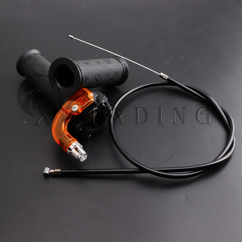 Twist Throttle Accelerator 3-stufiger Griff + 80 cm Kabel für 47 cc 49 cc Mini Dirt Bike Quad Pocket Zubehör – Detail 1