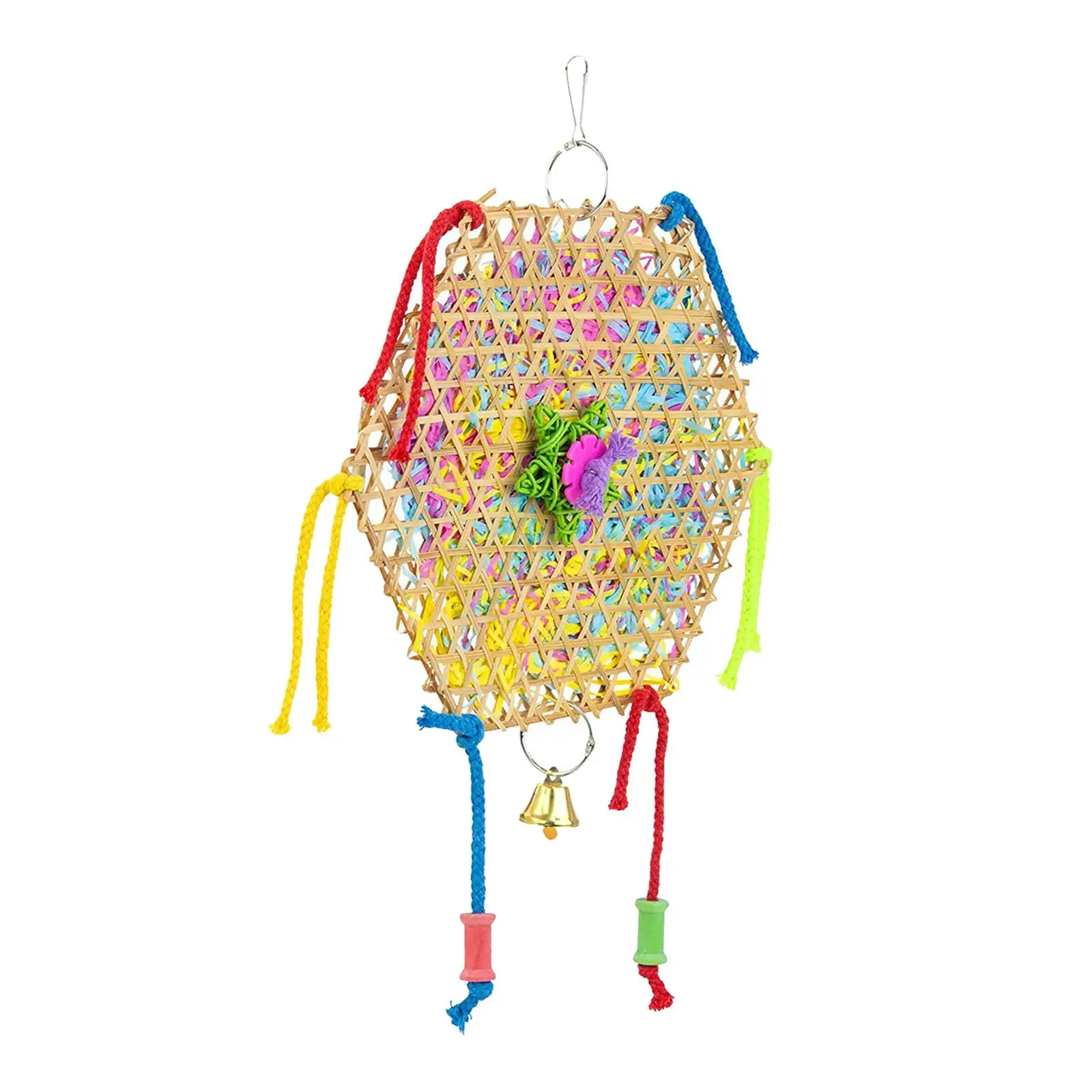 Parrot Toy Swing Parrot Cage Bite Toys for Parrotlets Lovebirds Cockatiels