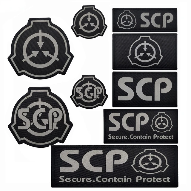 Reflective Hook Loop patch SCP Foundation reflective film nine-tailed fox  badge funny tactical patches army airsoft outdoor