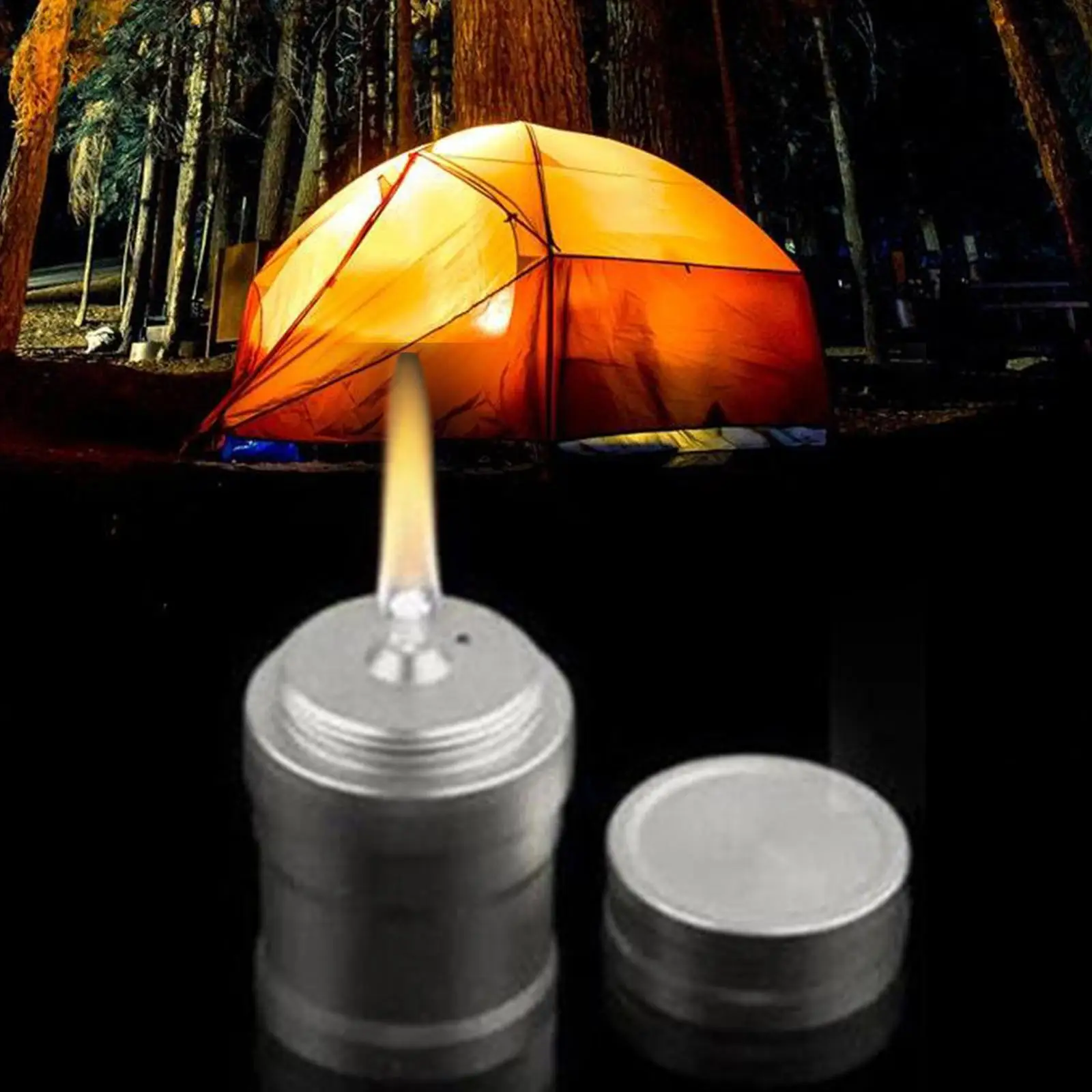 Portable Alcohol Burner Lamp Case Multifunctional Lab Equipment for Survival Travel