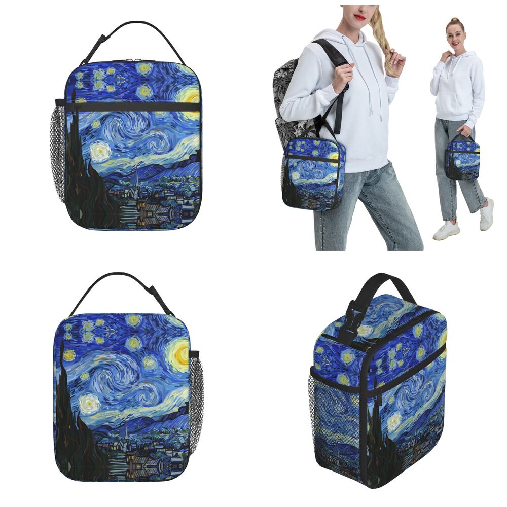 Merch Starry Night Food Box Refrigerador multifunções para a escola