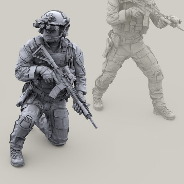 1/35レジンフィギュア米国特殊部隊/marsocモダンソルジャーアクション、GPNVG-18パノラマナイトビジョンゴーグル自己組織化b -  AliExpress