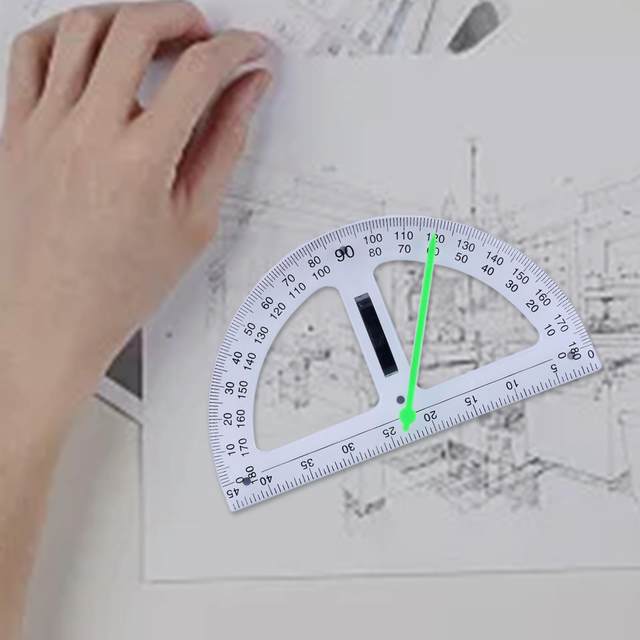 Math Geometry Ruler Teaching Supplies Learning Tool Schooling Stationery for Drafting Office Drawing Students