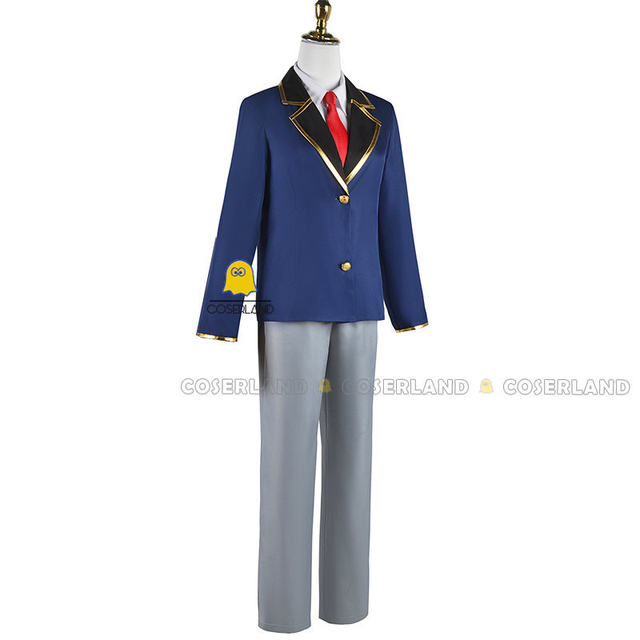 Anime Tomo-chan Is A Girl! Tomo Aizawa Junichirou Kubota Cosplay Costume  Wig Green Outfit School Uniform Skirt Spats Men Women - AliExpress