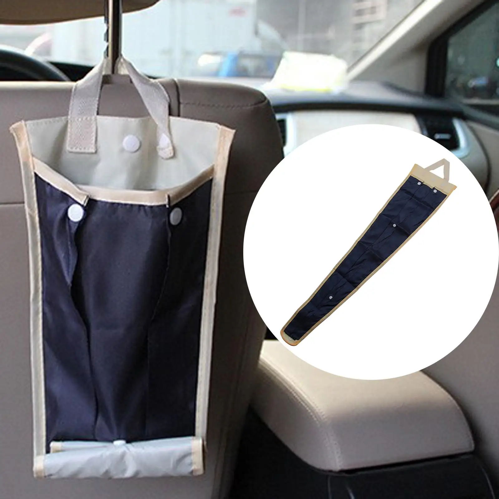 Umbrella Storage Bag Folding Multipurpose Protector Adjustable Organizer Polyester Cloth Cover for Car Seat Back Truck Wet