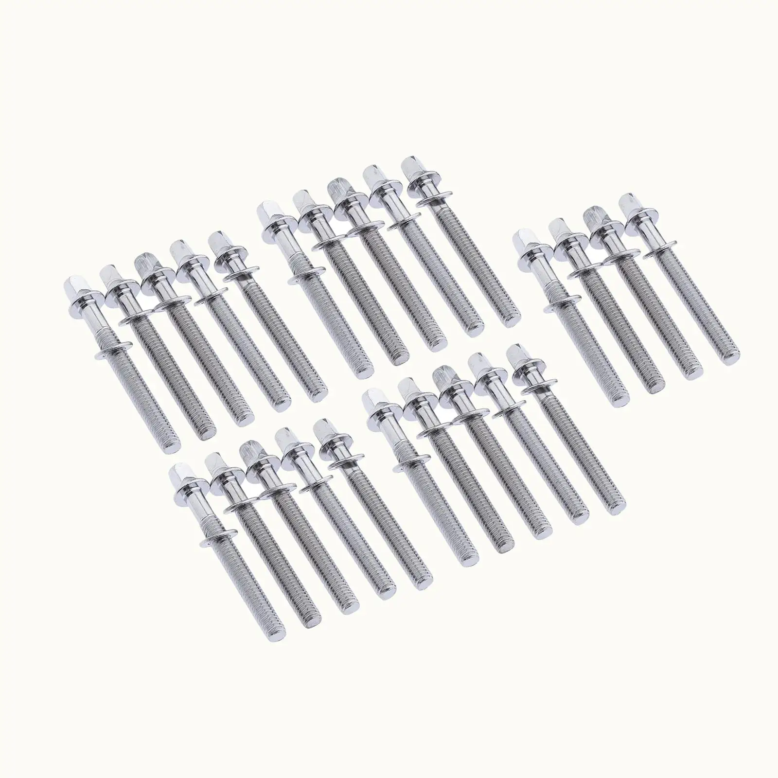 24 Pieces Drum Screws Screw Rod Replacement Accessory Tension Rods Drum Hardware Parts Accessory Drum Tension Rods Percussion