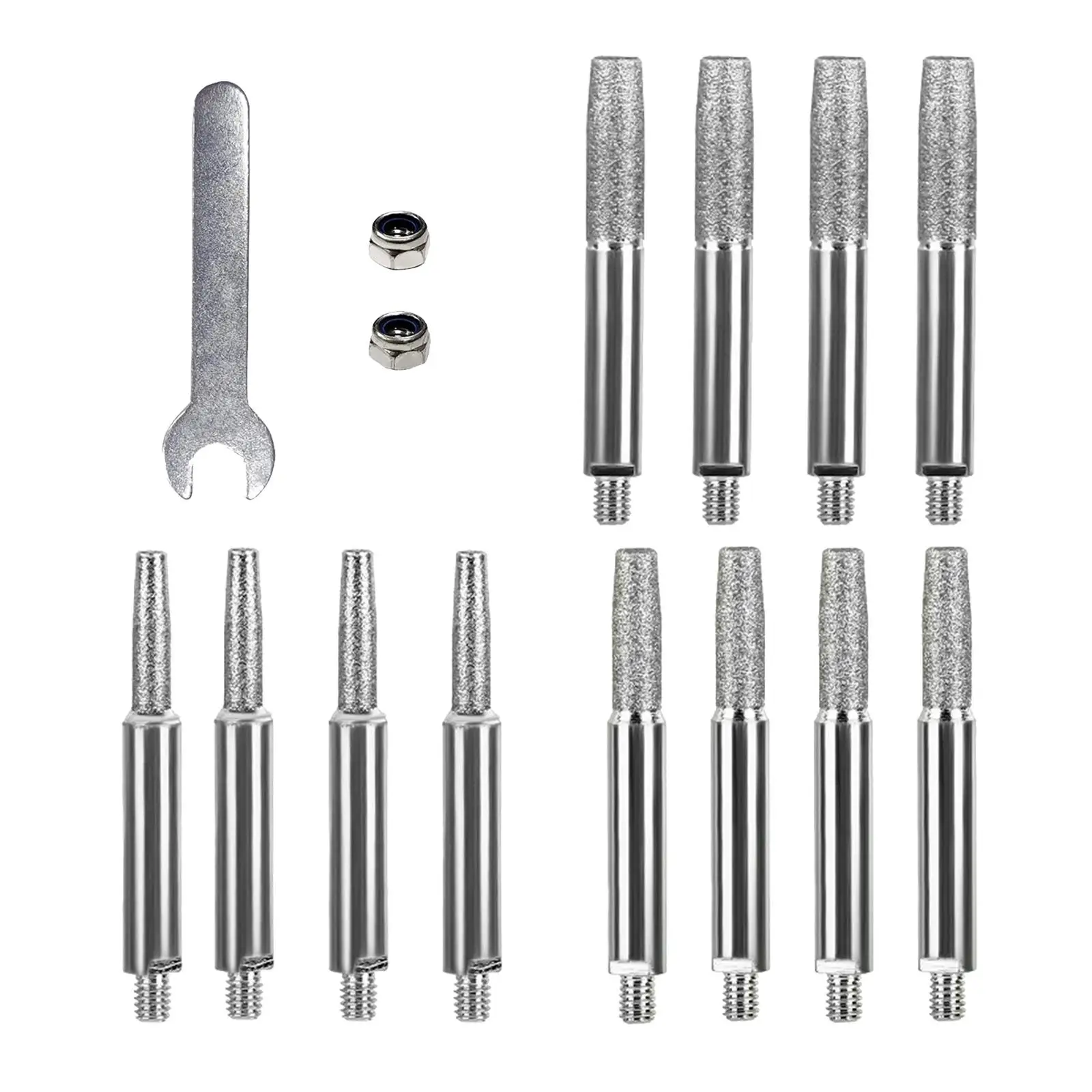 Steel Burr Bit Set Engraving Bit 6mm Shank for Jewelry stone and Wood Working Electric Saw Engraving Polishing