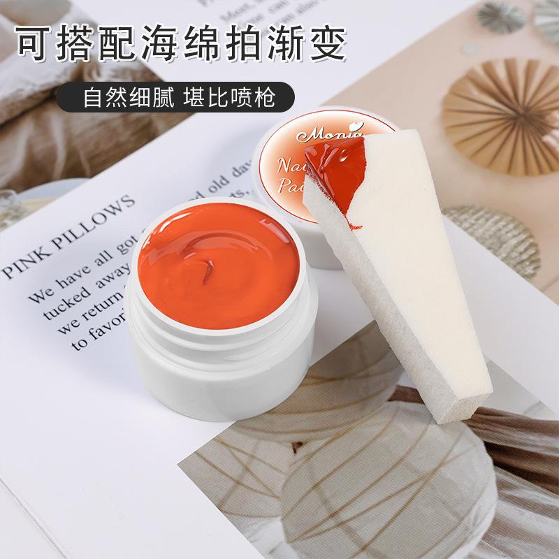 Best of New Ombre Gel Mud Gel No Flowing Full Coverage Creamy Painting Thick Texture UV LED Nail Polish Color Pigmented Paint Nail Gel # Reviews & Tips - Image 4