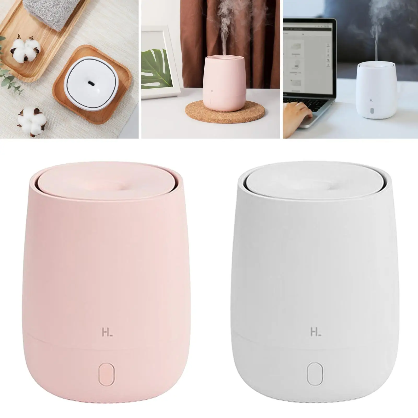 Electric Mini Ultrasonic Aroma Diffuser USB Essential Oil Diffuser LED Safety Night Light Scent for Desktop Bedroom Home SPA Car